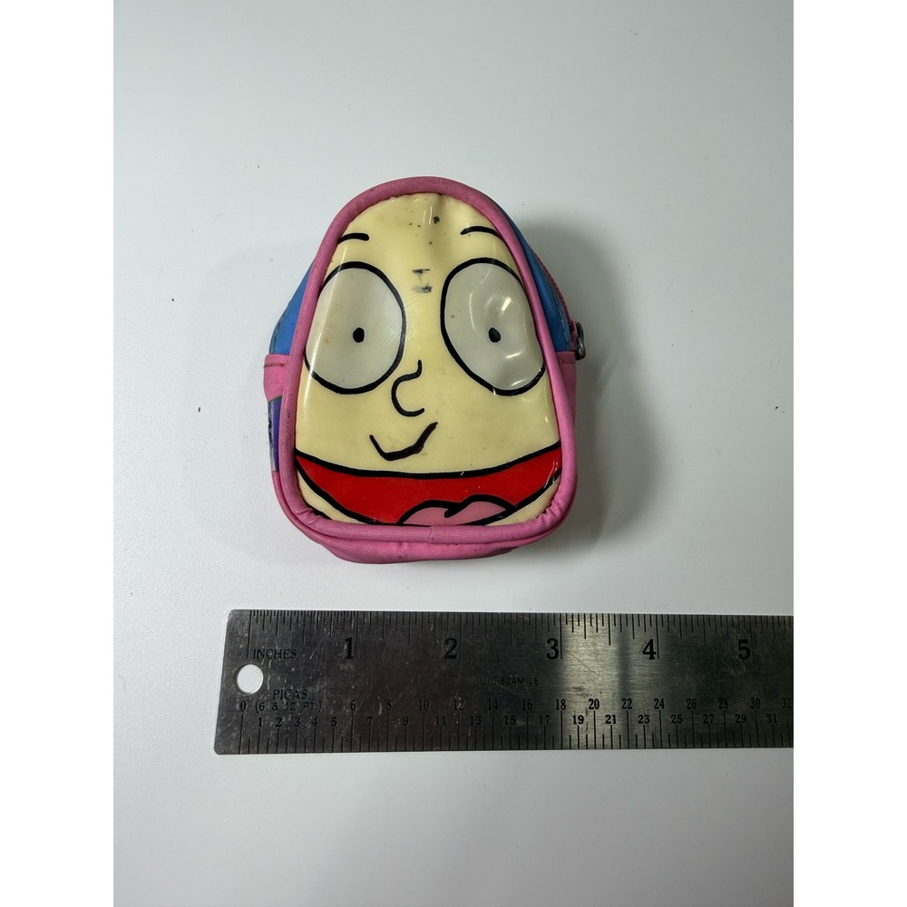 Vintage Nickelodeon Rugrats Chuckie Finster Mini Backpack Coin Purse Keychain 90